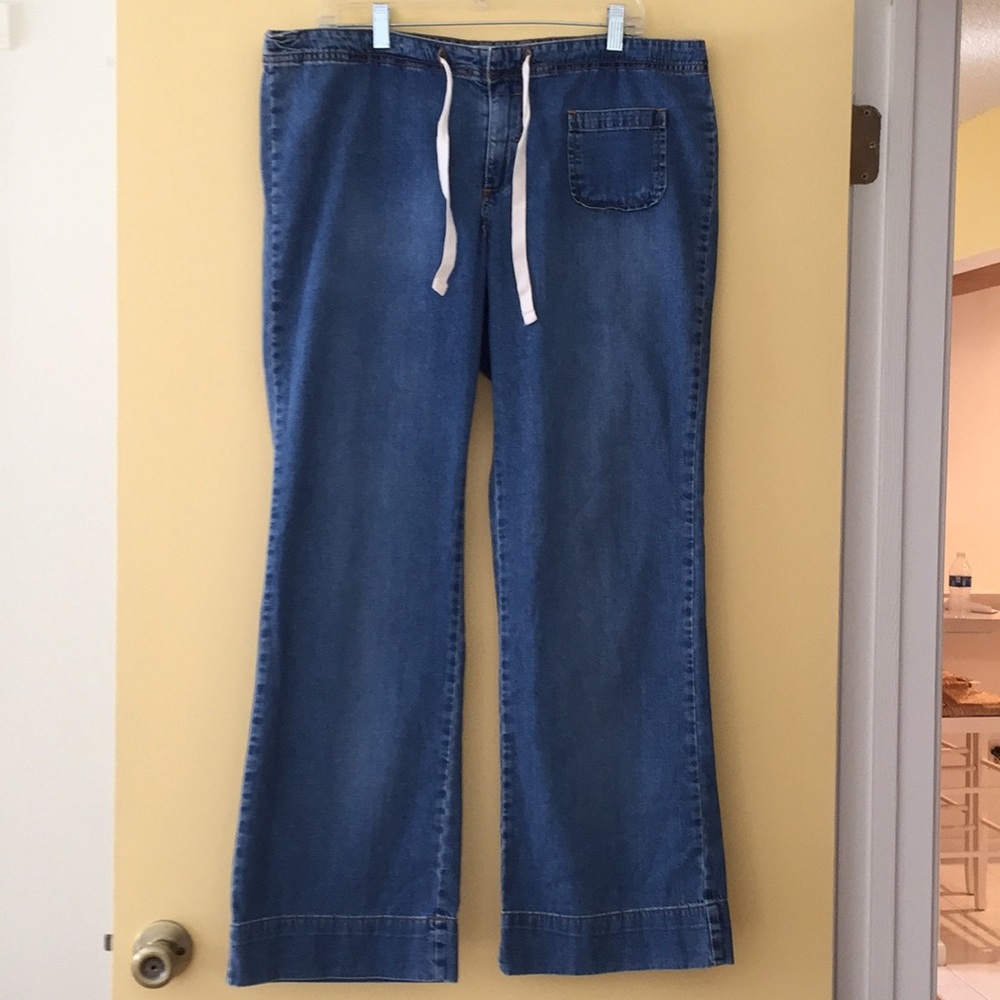Denim Jeans Old Navy Tie Front
